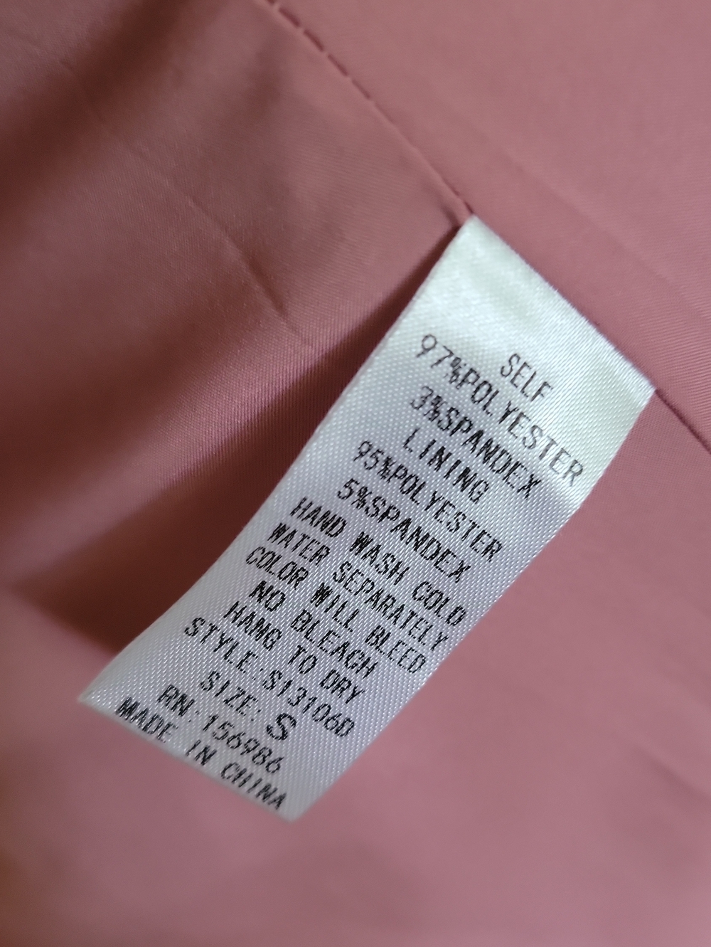 Amazing lace Size Sm. Double-Breasted Blush Pink Women's Blazer Coat - Picture 11 of 12